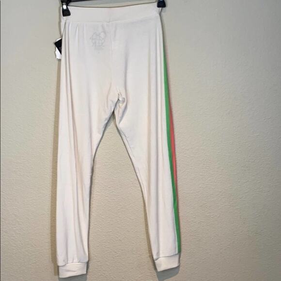 Chaser Vintage Stripe Cozy Knit Lounger Pants - Picture 10 of 13